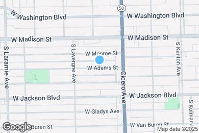 Map image of the property - 4850 W Adams St