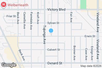 Map image of the property - 6203 Bakman Ave