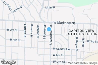 Map image of the property - 128 S Woodrow St