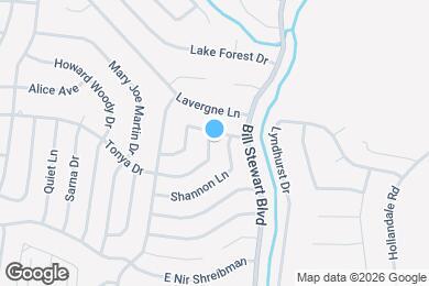 Map image of the property - 1303 Tonya Dr