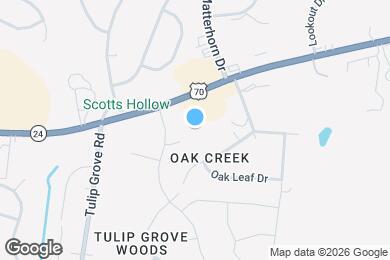 Map image of the property - Aria at Heritage Hills