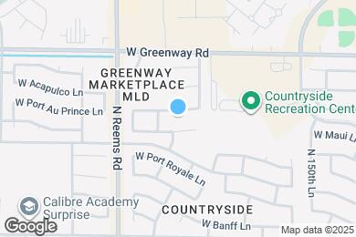 Map image of the property - 15355 W Port Au Prince Ln