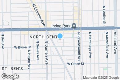 Map image of the property - 1909 W Larchmont Ave
