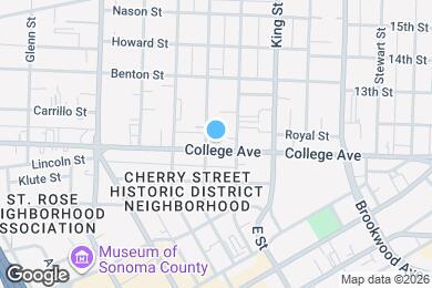 Map image of the property - 807 College Ave