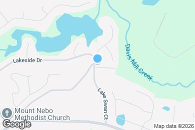 Map image of the property - 306 Lake Swan Ct