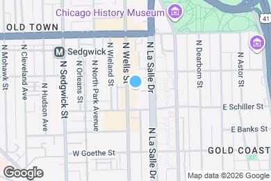 Map image of the property - 1429 N Wells St