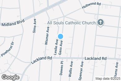 Map image of the property - 2431 Gass Ave