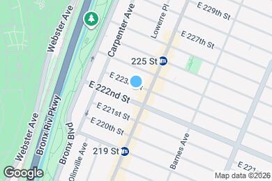 Map image of the property - 680 E 223rd St
