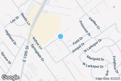 Map image of the property - 1025 Kehoe Ln
