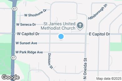 Map image of the property - 324 W Sunset Ave