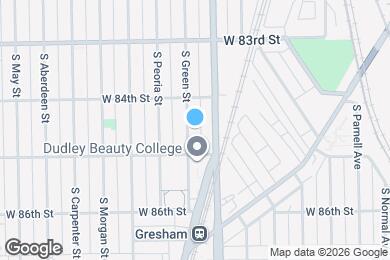 Map image of the property - 8433 S Green St