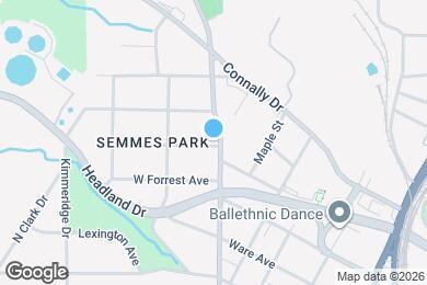 Map image of the property - 2481 Semmes St