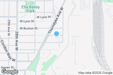 Map image of the property - 2323 W Crockett St