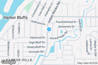 Map image of the property - 1063 Indian Rocks Rd