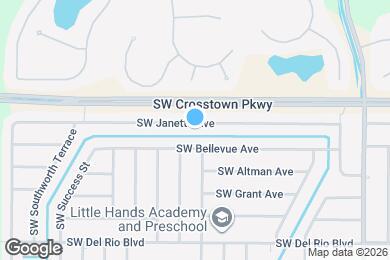 Map image of the property - 1902 SW Janette Ave