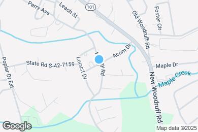 Map image of the property - 201 Acorn Dr