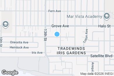 Map image of the property - 1373 Holly Ave