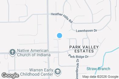 Map image of the property - 1651 Parkthorne Dr