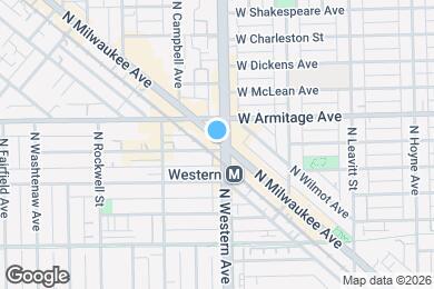 Map image of the property - 1954 N Milwaukee Ave