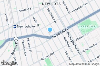 Map image of the property - 745 Alabama Ave