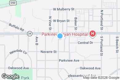 Map image of the property - 121 S Lebanon St