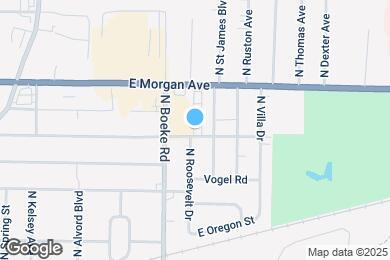 Map image of the property - 2500 E Tennessee St