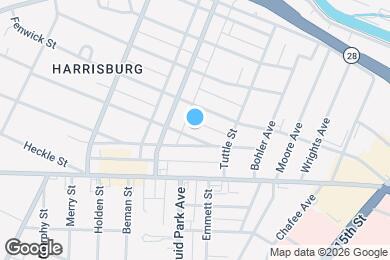 Map image of the property - 1727 Starnes St