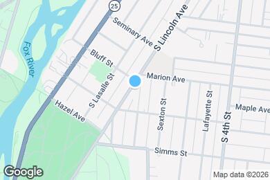Map image of the property - 614 S Lincoln Ave