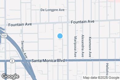 Map image of the property - 1193 N Ardmore Ave