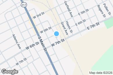 Map image of the property - 608 Washington Ave
