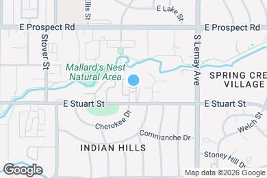 Map image of the property - 819 Cherokee Dr