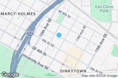 Map image of the property - 1112 6th St SE