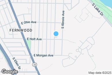 Map image of the property - 3374 S Indiana Ave