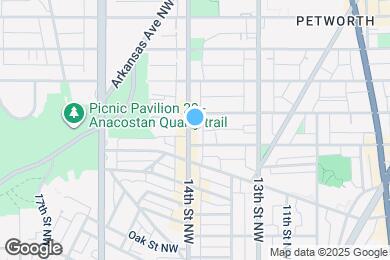 Map image of the property - 3821 14th St NW