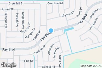 Map image of the property - 4285 Fay Blvd