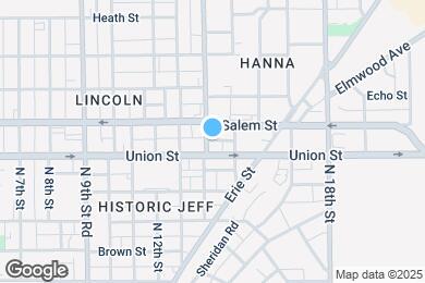 Map image of the property - 813 N 14th St