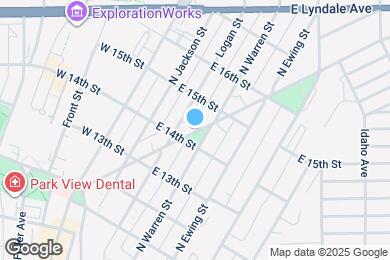 Map image of the property - 938 N Park Ave