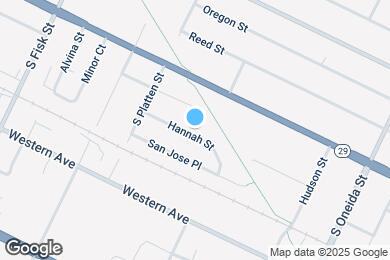 Map image of the property - 1306 Hannah St