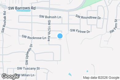 Map image of the property - 13258 SW Yarrow Way