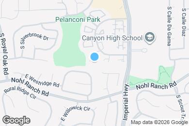Map image of the property - 322 S Vista Del Canon