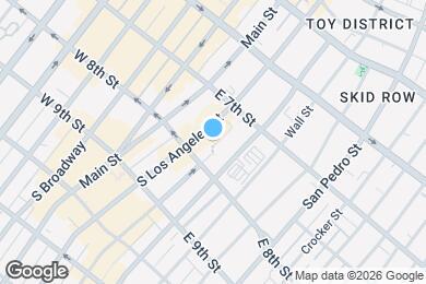 Map image of the property - 738 S Los Angeles St