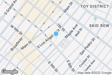 Map image of the property - 746 S Los Angeles St