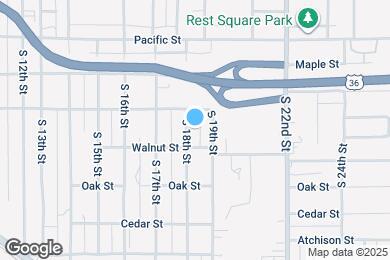 Map image of the property - 2319 S 18th St