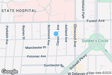 Map image of the property - 144 Claremont Ave
