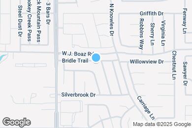 Map image of the property - 705 Bridle Trail