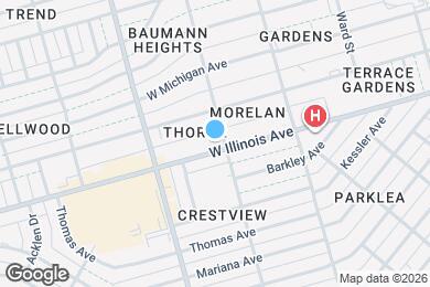 Map image of the property - 3202 W Illinois Ave