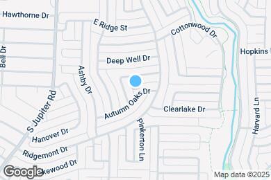Map image of the property - 727 Autumn Oaks Dr