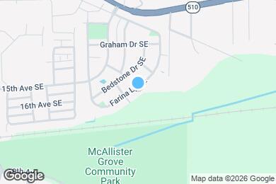 Map image of the property - 1438 Farina Lp SE