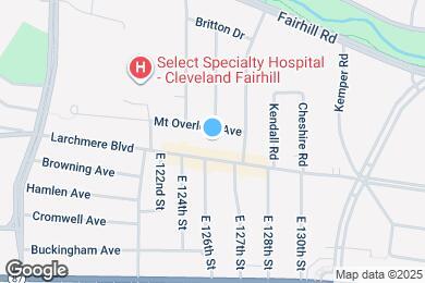 Map image of the property - 12607 Larchmere Blvd