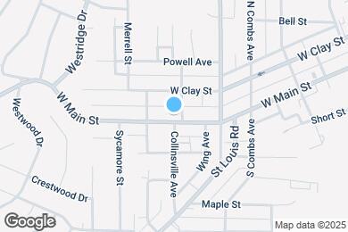 Map image of the property - 1105 W Main St